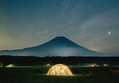 Camping in Japan 